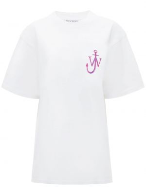 Bavlněné tričko Jw Anderson bílé