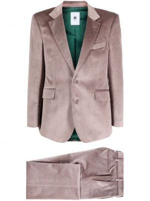 Pamučni odijelo od samta Pt Torino ružičasta