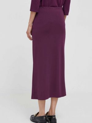 Midi sukně Sisley fialové