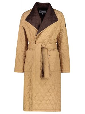 Pikowany płaszcz Frogies brązowy