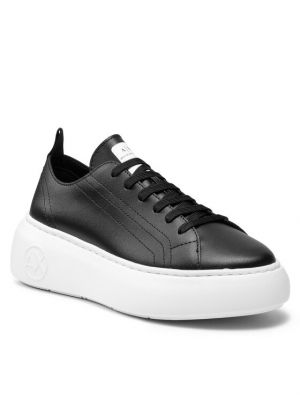 Sneakersy Armani Exchange czarne