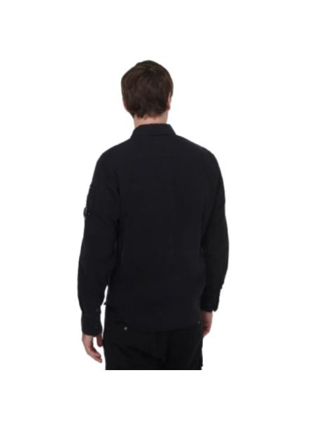 Camisa con cremallera con bolsillos C.p. Company negro