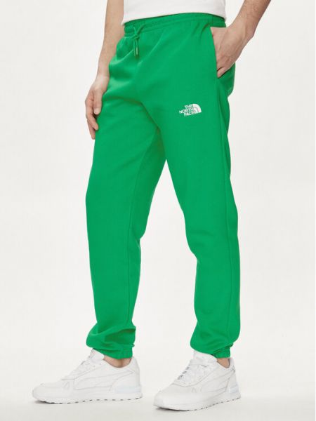 Spodnie sportowe The North Face zielone
