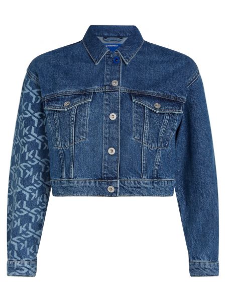 Džínsová bunda Karl Lagerfeld Jeans modrá
