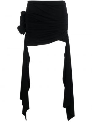 Fustă mini drapată Magda Butrym negru
