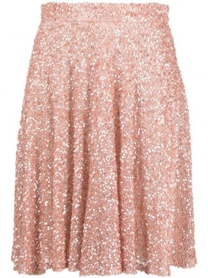 Mini sukně Gemy Maalouf růžové