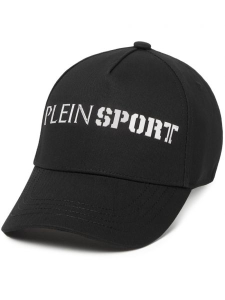 Raštuotas medvilninis kepurė su snapeliu Plein Sport
