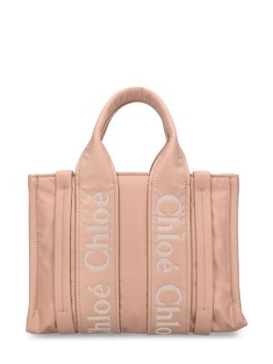Nylon táska Chloe rózsaszín
