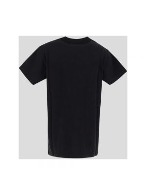 Camisa con bordado de algodón de tela jersey Vivienne Westwood negro