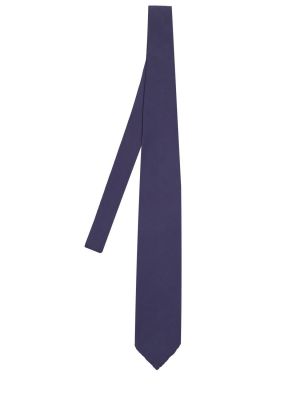 Šilkinis kaklaraištis Bally mėlyna