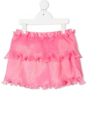 Utsvängd kjol för tjejer Alberta Ferretti Kids rosa