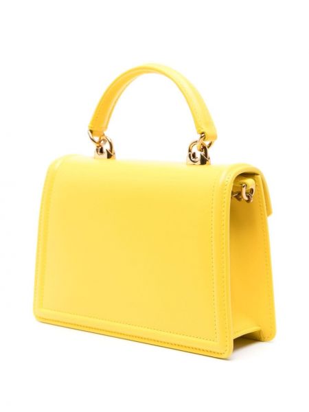 Τσάντα shopper Dolce & Gabbana κίτρινο