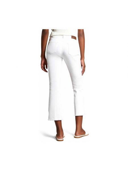 Pantalones skinny de algodón Fay blanco