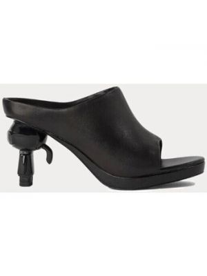 Sandale na petu Karl Lagerfeld crna