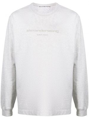 T-shirt Alexander Wang grigio