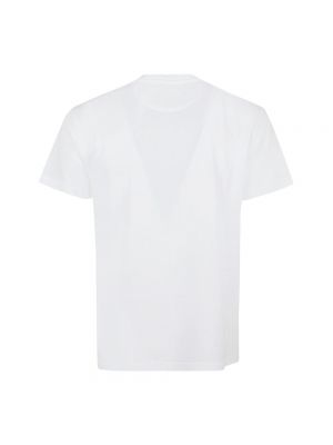 Camiseta con estampado de tela jersey Valentino Garavani blanco