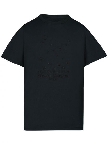 T-shirt di cotone Maison Margiela nero
