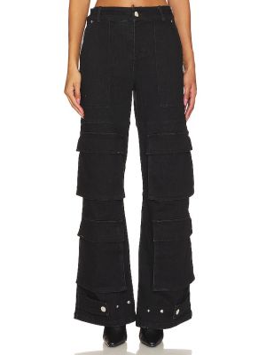 Pantalones cargo H:ours negro