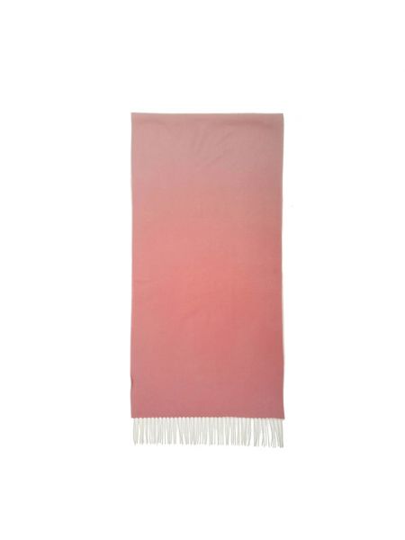 Bufanda con flecos de cachemir con efecto degradado Salvatore Ferragamo rosa