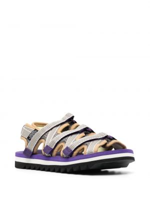 Sandales ar rāvējslēdzēju Suicoke violets