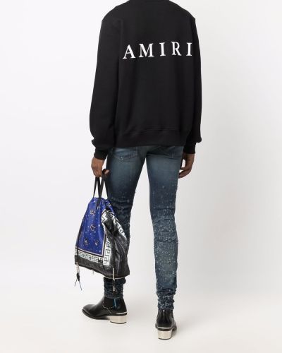 Sweatshirt aus baumwoll mit print Amiri schwarz
