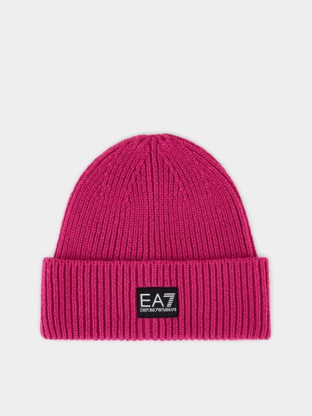 Розовая шапка Ea7