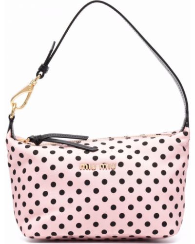 Bolso shopper con lunares Miu Miu