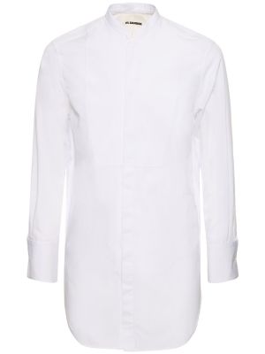 Oversized bavlněná košile Jil Sander bílá