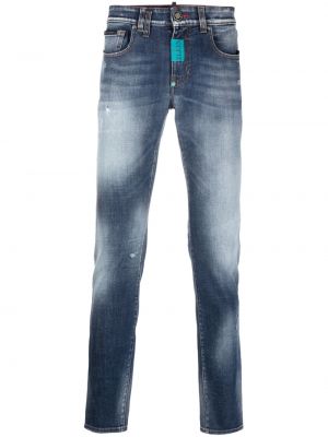 Skinny fit-jeans Philipp Plein blå