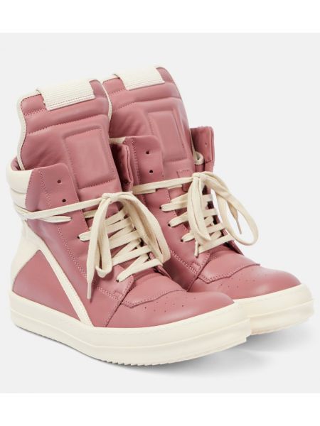 Læder top Rick Owens pink