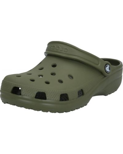 Ниски обувки Crocs зелено