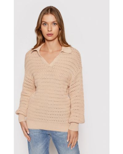 NA-KD Sweater 1100-005678-1119-003 Bézs Oversize Na-kd