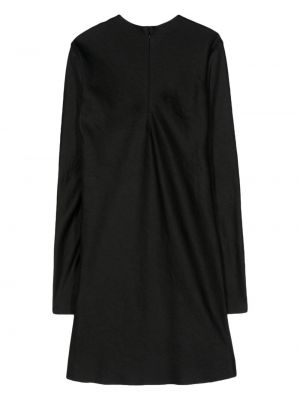 Saténové mini šaty Gia Studios černé