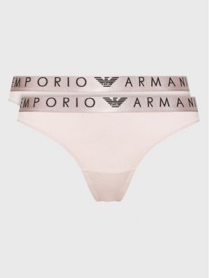 Pantaloni culotte Emporio Armani Underwear rosa