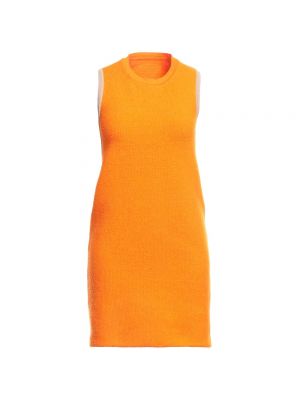 Платье мини Jacquemus оранжевое
