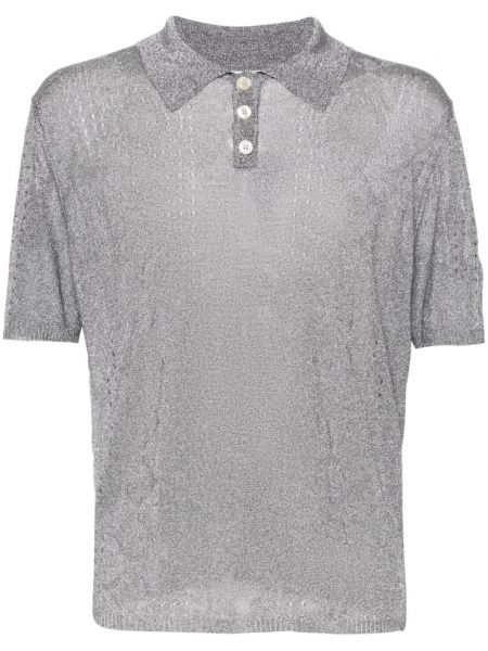 Poloshirt Marine Serre silber