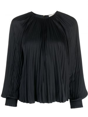 Плисирана блуза Ulla Johnson черно