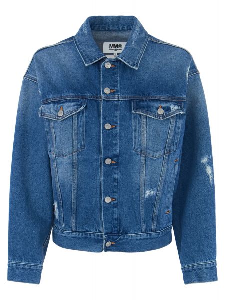 Синяя джинсовая куртка Mm6 Maison Margiela