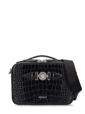 Crossbody kabelka Versace čierna