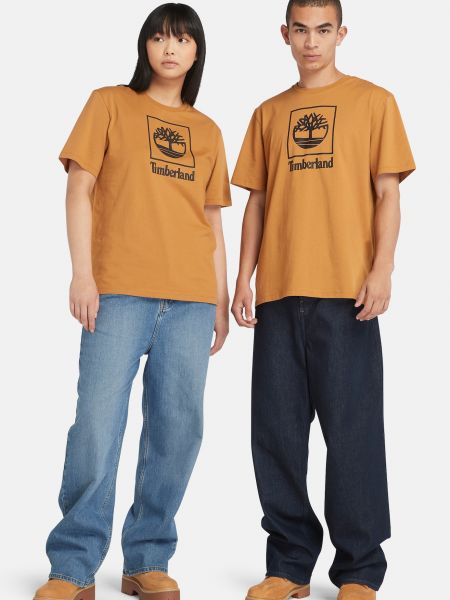 T-shirt Timberland marrone