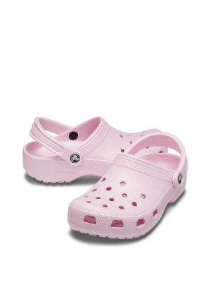 Туфли без шнуровки Crocs розовые