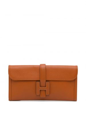 Pisemska torbica Hermès oranžna