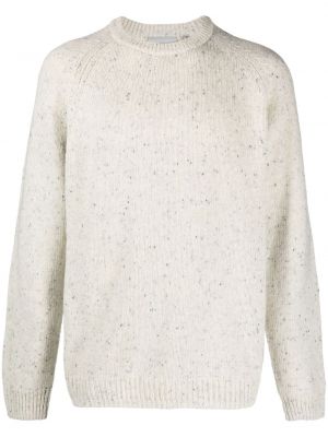 Памучен вълнен пуловер Carhartt Wip бяло