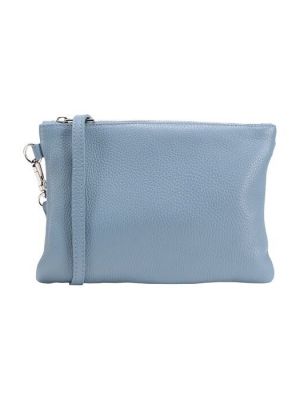 Синяя кожаная сумка Tuscany Leather