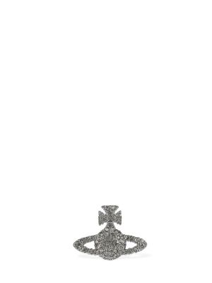 Zegarek z kryształkami Vivienne Westwood czarny