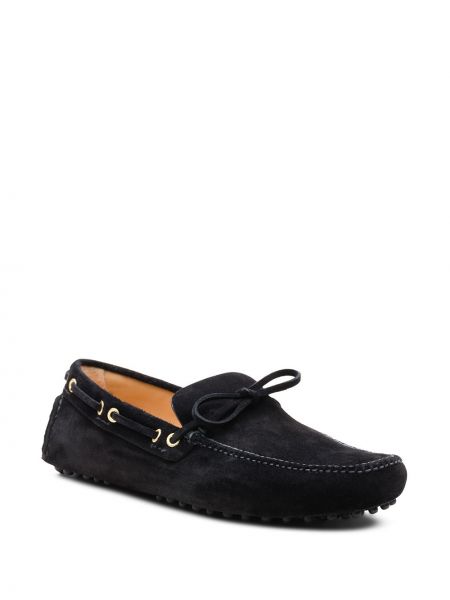 Loafers s mašlí Car Shoe modré