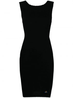 Obleka brez rokavov Vivienne Westwood črna