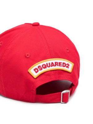 Puuvillased nokamüts Dsquared2 punane