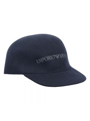 Sombrero de lana Emporio Armani azul