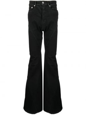 Zvonové džíny Rick Owens Drkshdw černé